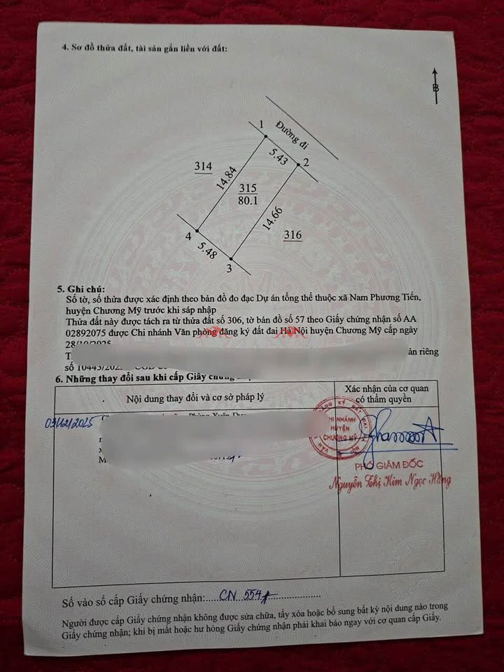 Bán gấp Lô liền kề Nam Phương Tiến, Chương Mỹ - 80-88m², hơn 1 tỷ, sổ đỏ tương lai