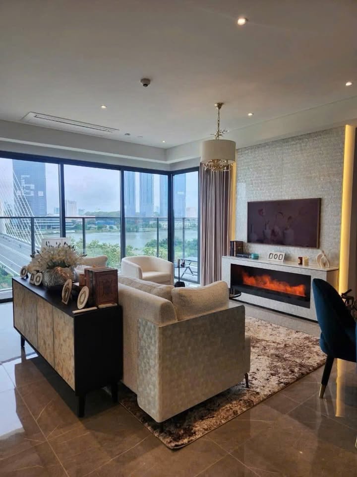 Cho thuê căn hộ Opera Residence Thủ Thiêm 179m² 4PN - Thang máy riêng, view Sông Sài Gòn