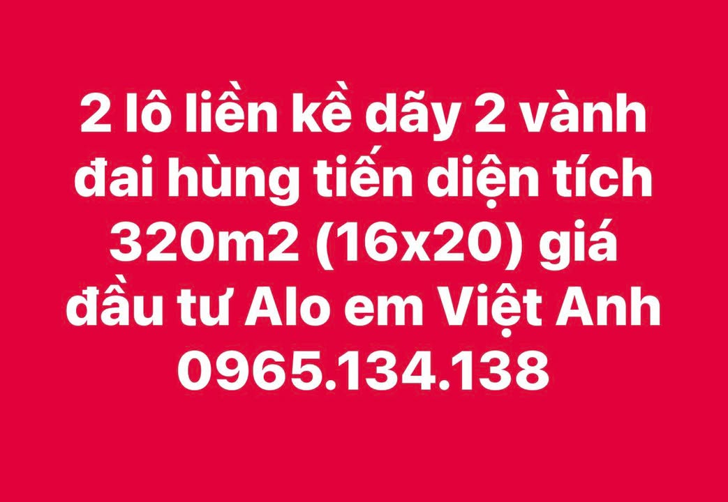 Đất nền Kim Sơn 320m² - Tiềm năng tăng giá vượt trội!