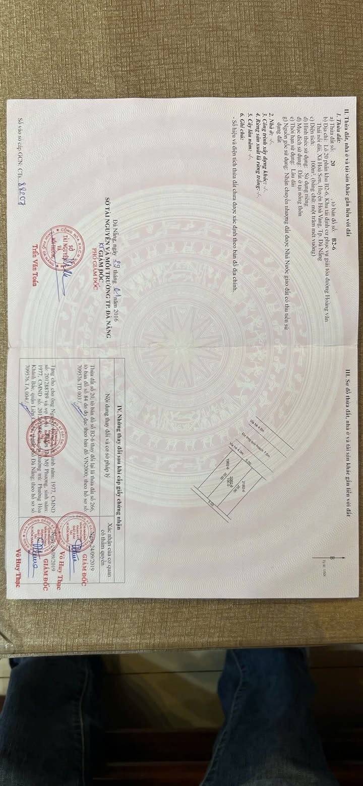 Đất Nền Hòa Xuân 100m² - Hướng Tây Bắc - Giá 2 Tỷ Đà Nẵng