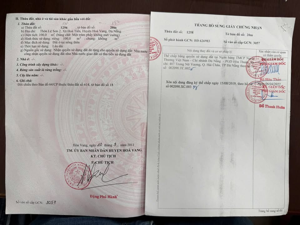 Đất nền Hòa Tiến Đà Nẵng 100m² - Tiềm năng tăng giá vượt trội!