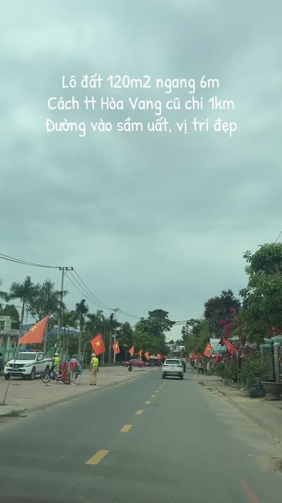 Bán Đất Mặt Tiền 120m² Hòa Vang - Sổ Đỏ Chính Chủ, Giá 2.25 Tỷ