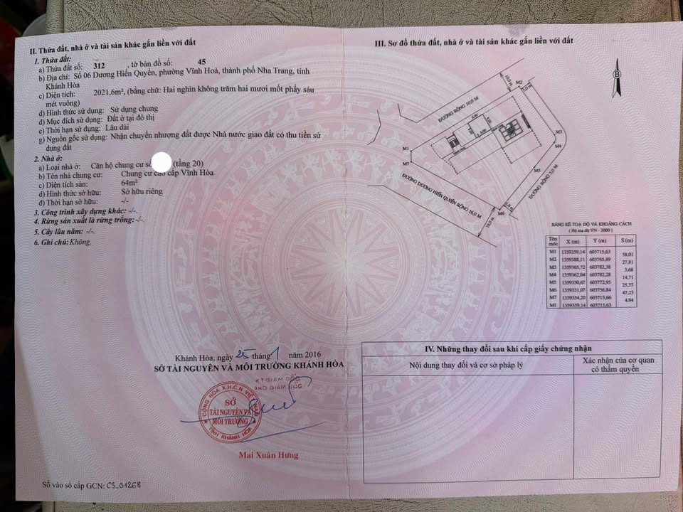 Căn hộ Mường Thanh Grand Nha Trang 64m² - Sổ hồng lâu dài