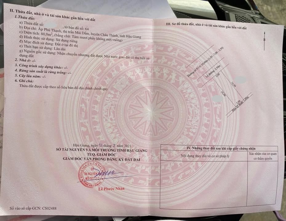 Đất nền Vạn Phát Sông Hậu 80m² - Sổ hồng sẵn sàng, công chứng ngay