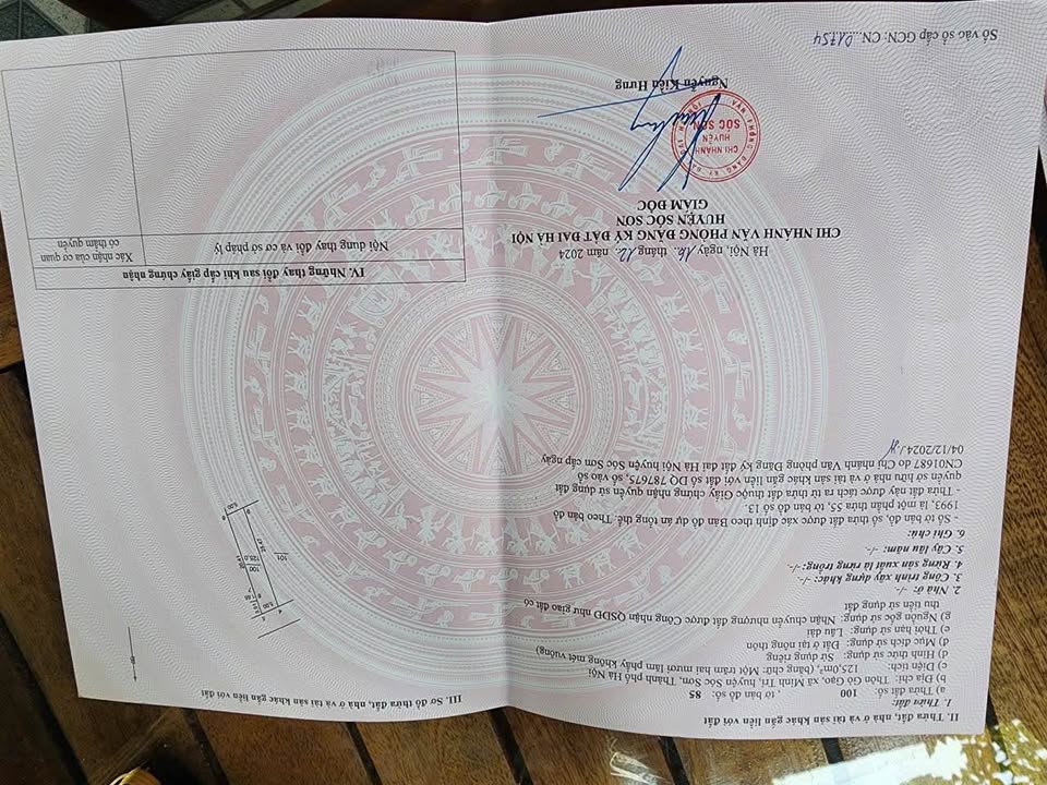 Đất nền Tiến Xuân 125m² – Sổ đỏ chính chủ, đường to ô tô!