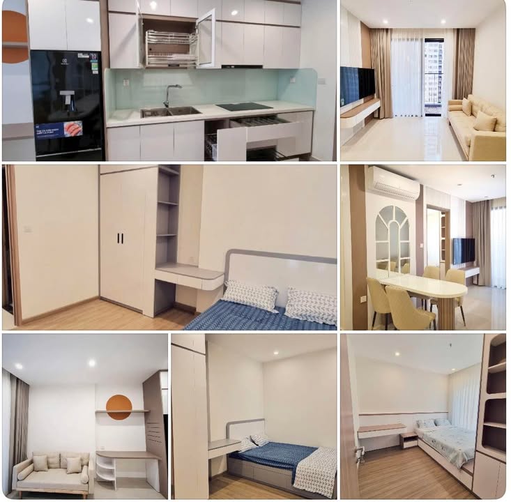 Cho thuê Căn hộ Origami Vinhomes Grand Park 2PN - Đủ nội thất, Giá 8 Triệu/Tháng