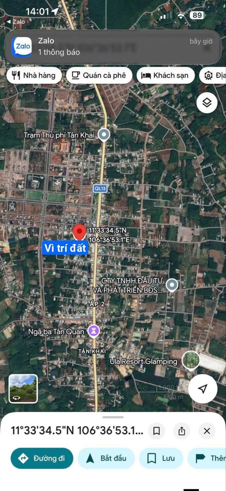 Đất Vàng 500m² - Ngay QL13, Đối Diện Tâm Anh, Tân Khai - Chỉ 1 Tỷ xx