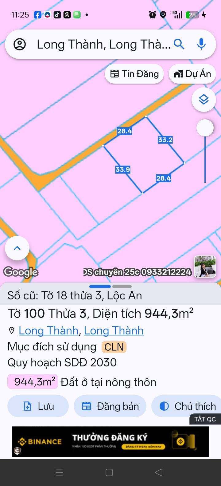 Đất Nền Lộc An, Long Thành 944m² - Sổ Đỏ Sẵn Sàng