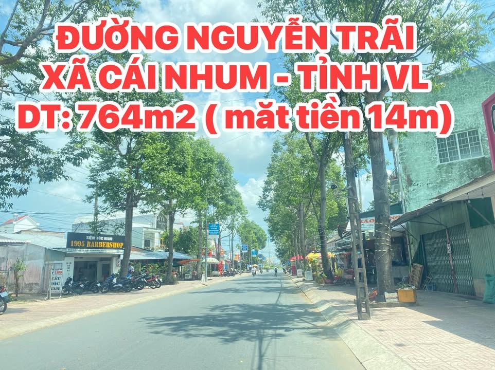 Đất Vàng Mặt Tiền Nguyễn Trãi, Vĩnh Long - 764m² Kinh Doanh/Đầu Tư