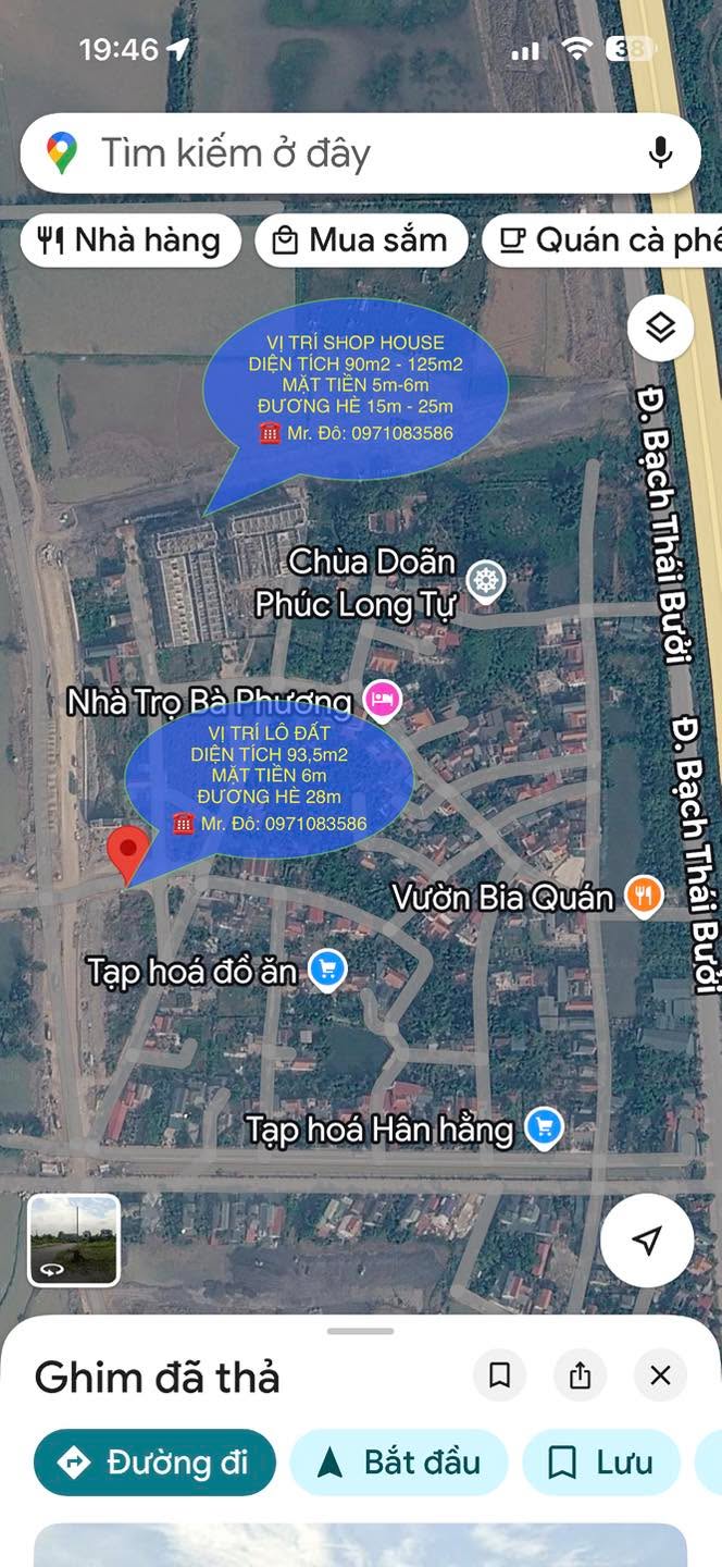 Bán Đất Sổ Đỏ 93m² Khu Đại học Nam Cao - Đầu tư sinh lời