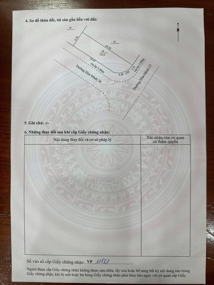 Đất nền Khu B Phương Trang Liên Chiểu 152.6m² - Tiềm năng tăng giá!