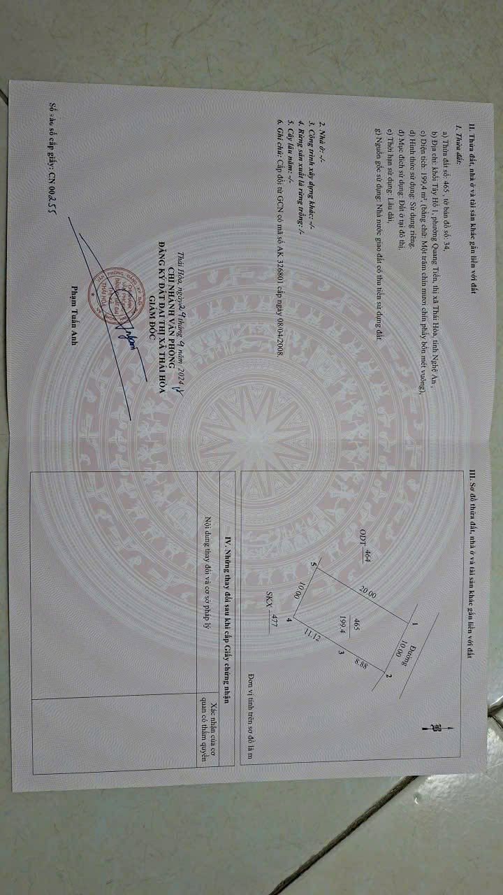 Đất nền Thái Hoà 200m² dưới 1 tỷ - Tiềm năng tăng giá vượt trội!