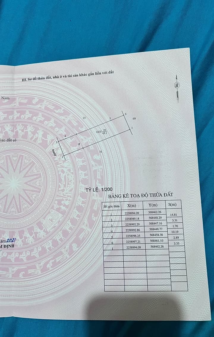 Nhà riêng Ngõ Tô Hiến thành, Nam Định 50m² - Sẵn sàng ở ngay!