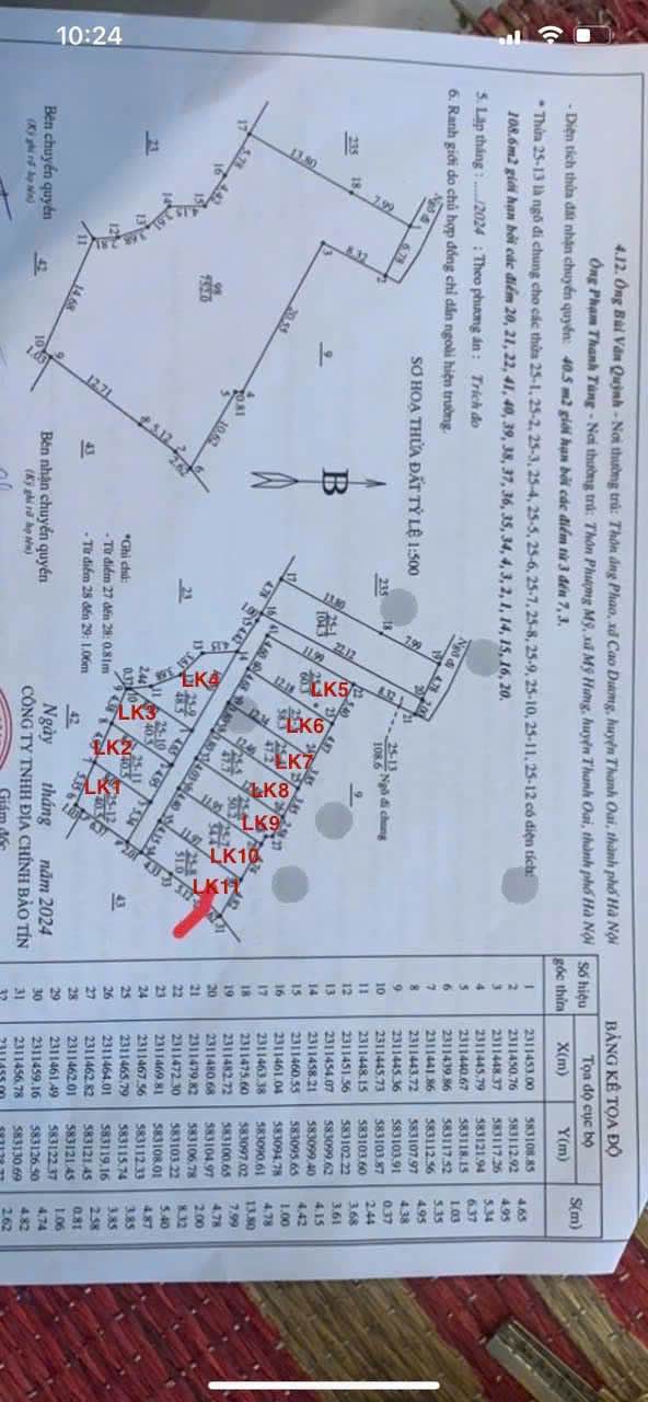 Đất nền Tam Hưng 54m² - Tiềm năng tăng giá, ô tô vào gần!