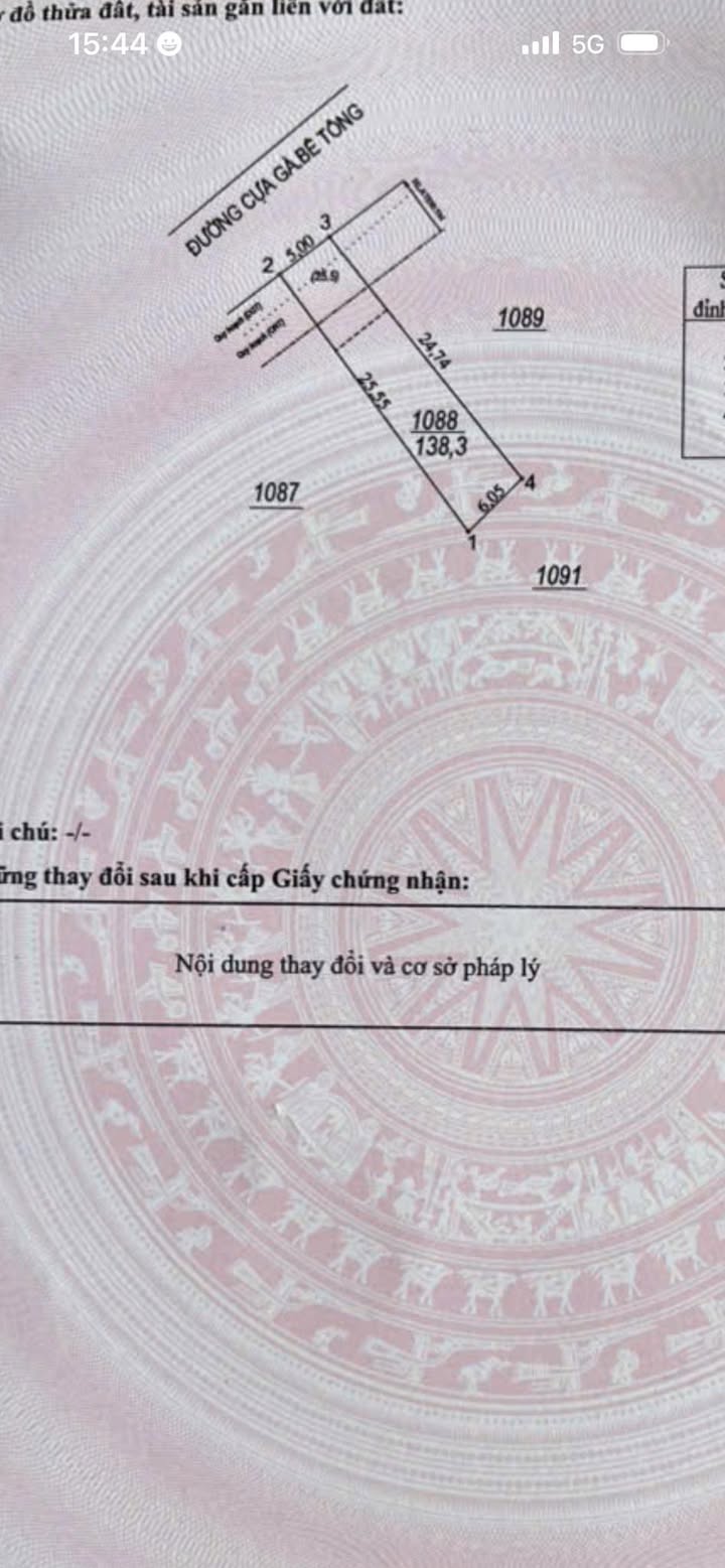 Bán đất Tam Lập Dĩ An 100m² - Nở hậu 6m, Giá 850 triệu