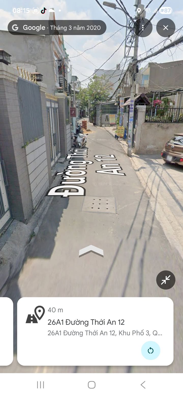 Mặt tiền Thới 12, Q12 - 96m² - Giá 4.7 Tỷ - Kinh doanh đỉnh