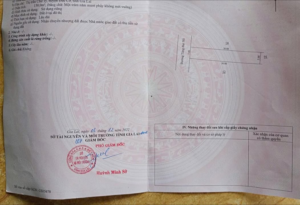 Đất nền Đức Cơ 150m² - Đất thổ cư 100%, Sổ đỏ trao tay!