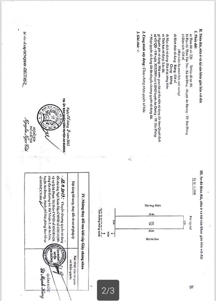 Đất Mặt Tiền Máng Nước, An Dương - 134m² Kinh Doanh Dòng Tiền 12 Triệu/Tháng