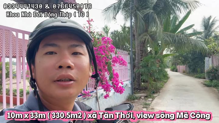 Bán Đất Nền Tiền Giang 330m² - View Sông Mát Mẻ, Sẵn Sổ Hồng