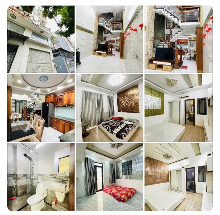 Nhà Nguyên Căn Gò Vấp Full Nội Thất - 4PN, 4 Lầu - Giá 20 Triệu/Tháng