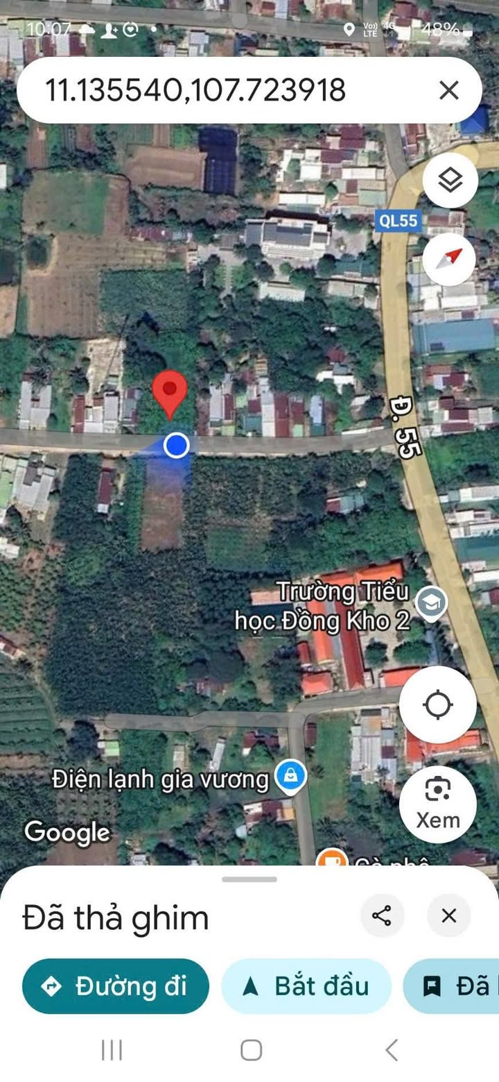 Bán Đất Nền 1650m² Xã Đồng Kho, Tánh Linh - Giá 3.3 Tỷ, Mặt Tiền Kinh Doanh