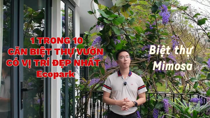 Biệt thự Song Lập Indochine 226m² Ecopark - Độc bản, View Golf & Công viên