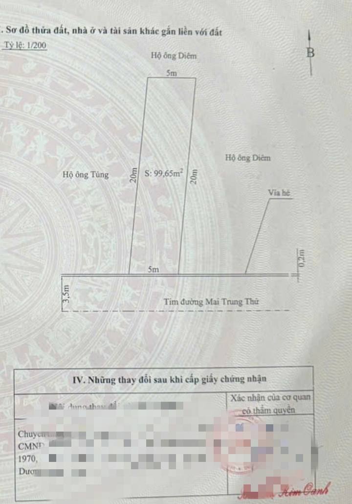 Đất Mặt Tiền Mai Trung Thứ, Hải An - 100m² Kinh Doanh Đắc Lộc, Giá 5.3 Tỷ