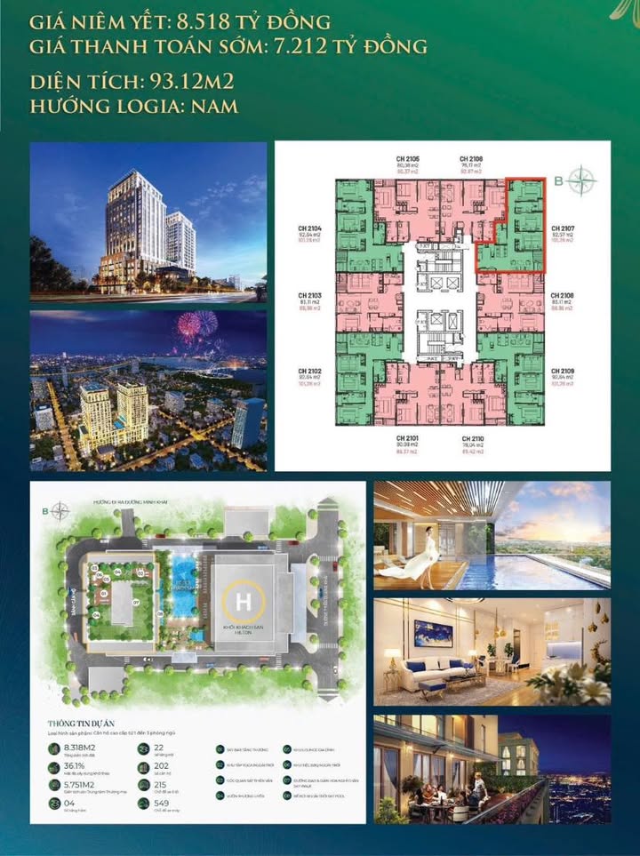 Chung cư Legend Residence 93m² - Giá tốt 7.2 tỷ