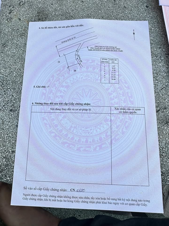 Đất nền Thị trấn Liên Hương, Tuy Phong, Bình Thuận 500m² - Sổ đỏ chính chủ!