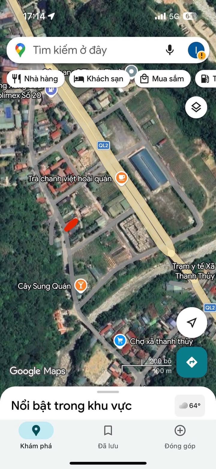 Đất nền Thanh Thủy, Hà Giang - 125m² - Sổ đỏ, kinh doanh tốt