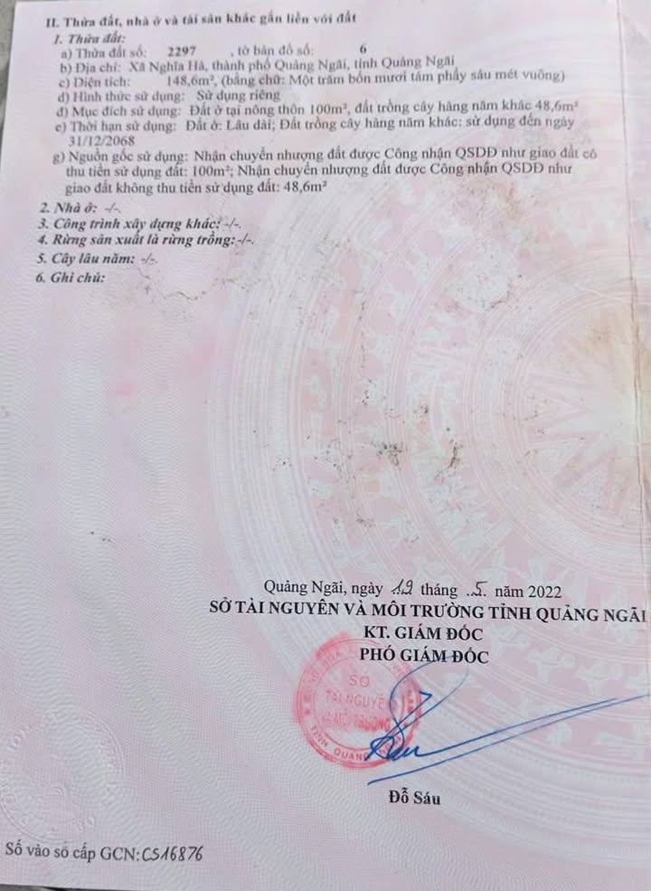 Đất Nền Nghĩa Hà Quảng Ngãi 150m² - Sổ Hồng ONT, Chính Chủ Bán Gấp 640 Triệu