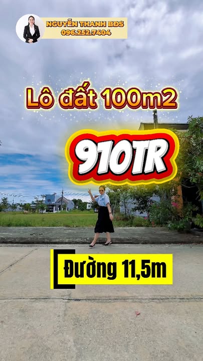 Đất nền Tam Kỳ 100m² - Sổ hồng sẵn, đường ô tô tránh!