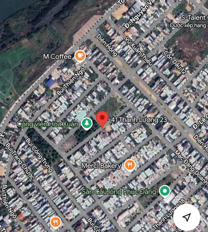 Đất nền KĐT Hoà Xuân 100m² - Đối diện công viên, tiềm năng tăng giá!