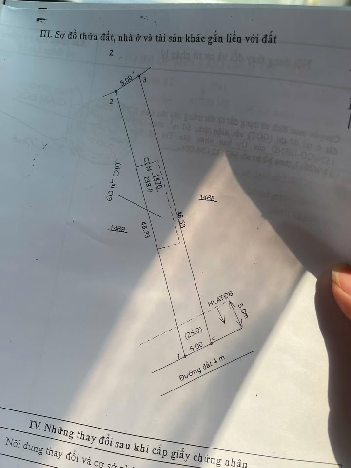 Bán Đất Mỹ Phước Bến Cát 240m² - Giá 1.0xx Tỷ, Sổ Hồng