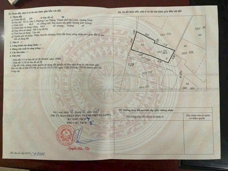 Nhà 66m² Trung tâm Hạ Long, 2 nhà 2 tầng - 1.4 Tỷ