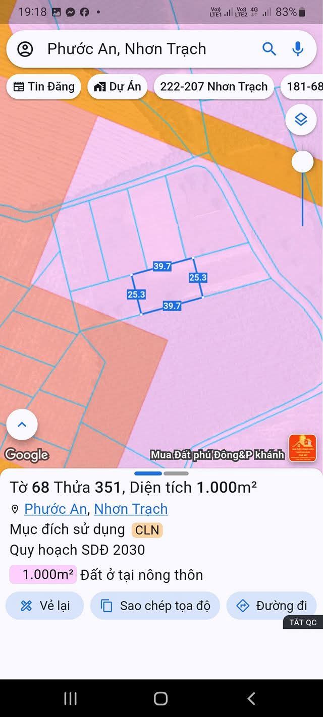 Đất nền DSH Nhơn Trạch 100m² - Sổ đỏ sẵn, giá 290 triệu