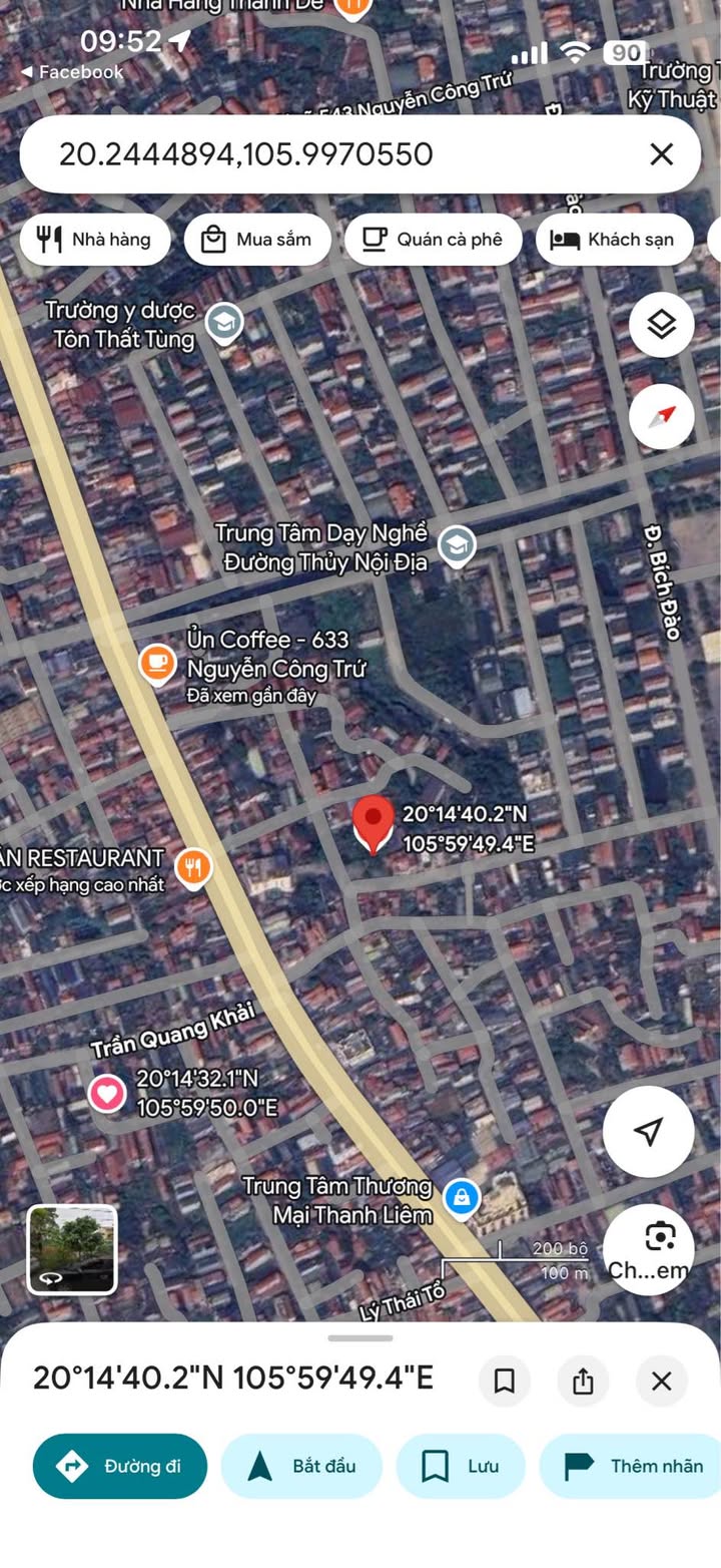 Bán đất Bích Đào, Ninh Bình 59m² - Mặt tiền 5.15m, ô tô vào nhà