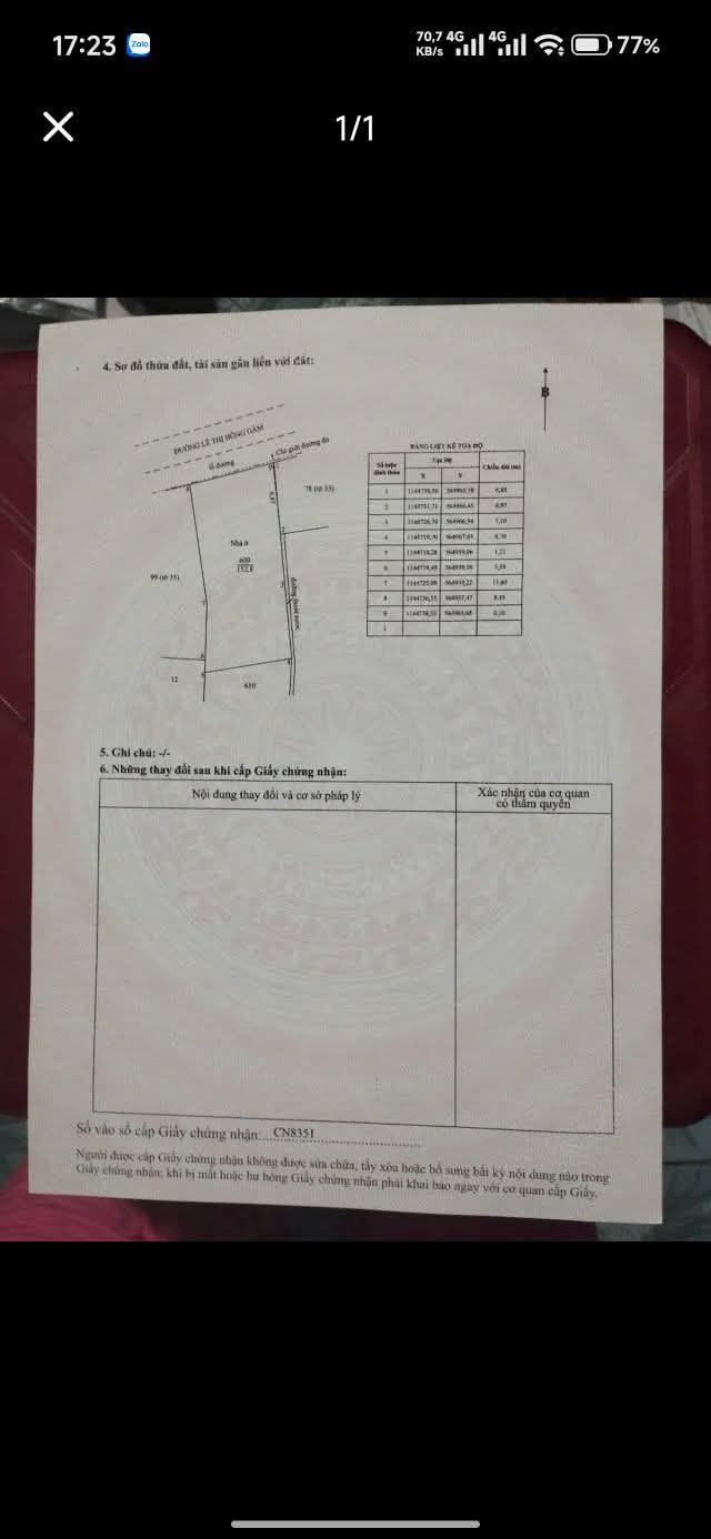 Nhà phố Mỹ Tho 157m² Mặt tiền kinh doanh Lê Thị Hồng Gấm