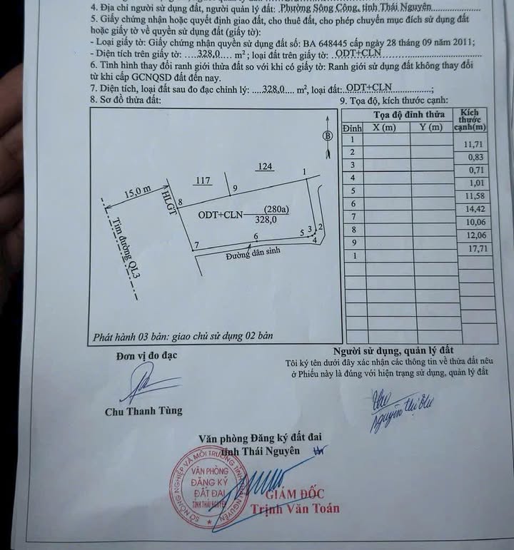 Đất 326m² Mặt tiền QL3 Bắc Kạn - Kinh doanh đa ngành, giá 6.3 tỷ