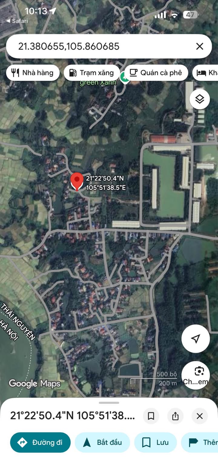 Đất nền Phổ Yên 200m² 1.1 tỷ - Sổ đỏ chính chủ