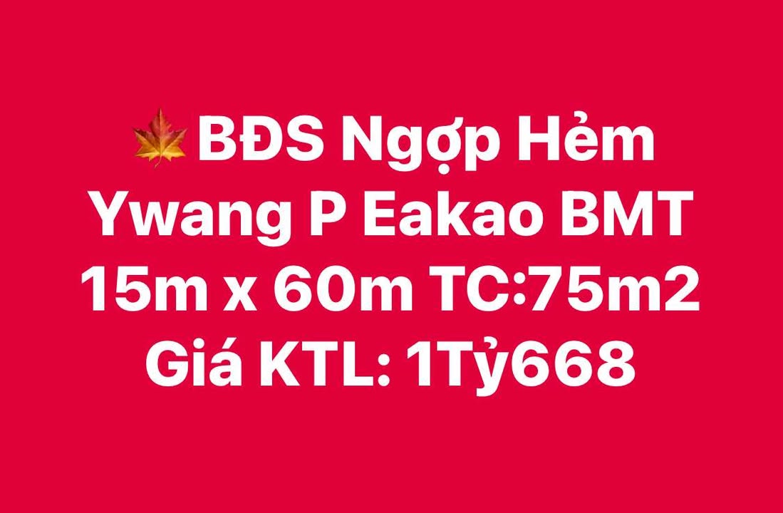 Đất Vàng Buôn Ma Thuột - 895m² Mặt Tiền Ywang - Giá Đầu Tư 1.66 Tỷ