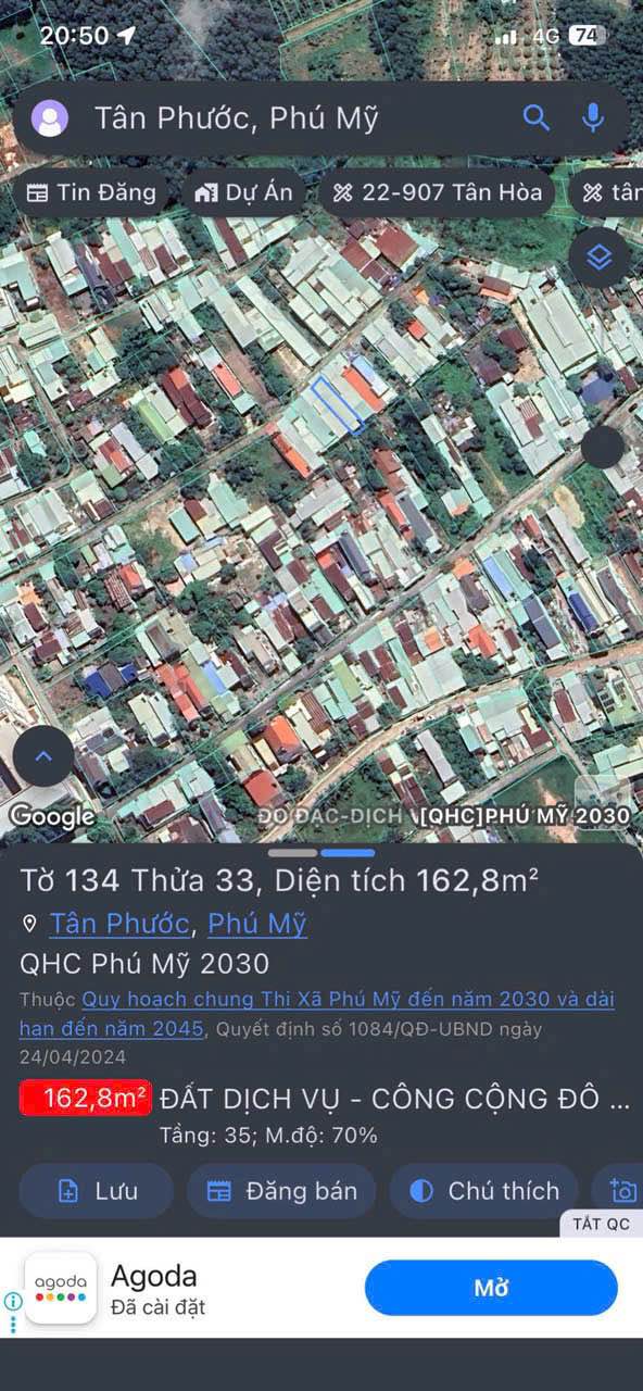Nhà Riêng Tân Phước, Phú Mỹ 168m² chỉ 1.7 tỷ - Chính chủ bán!