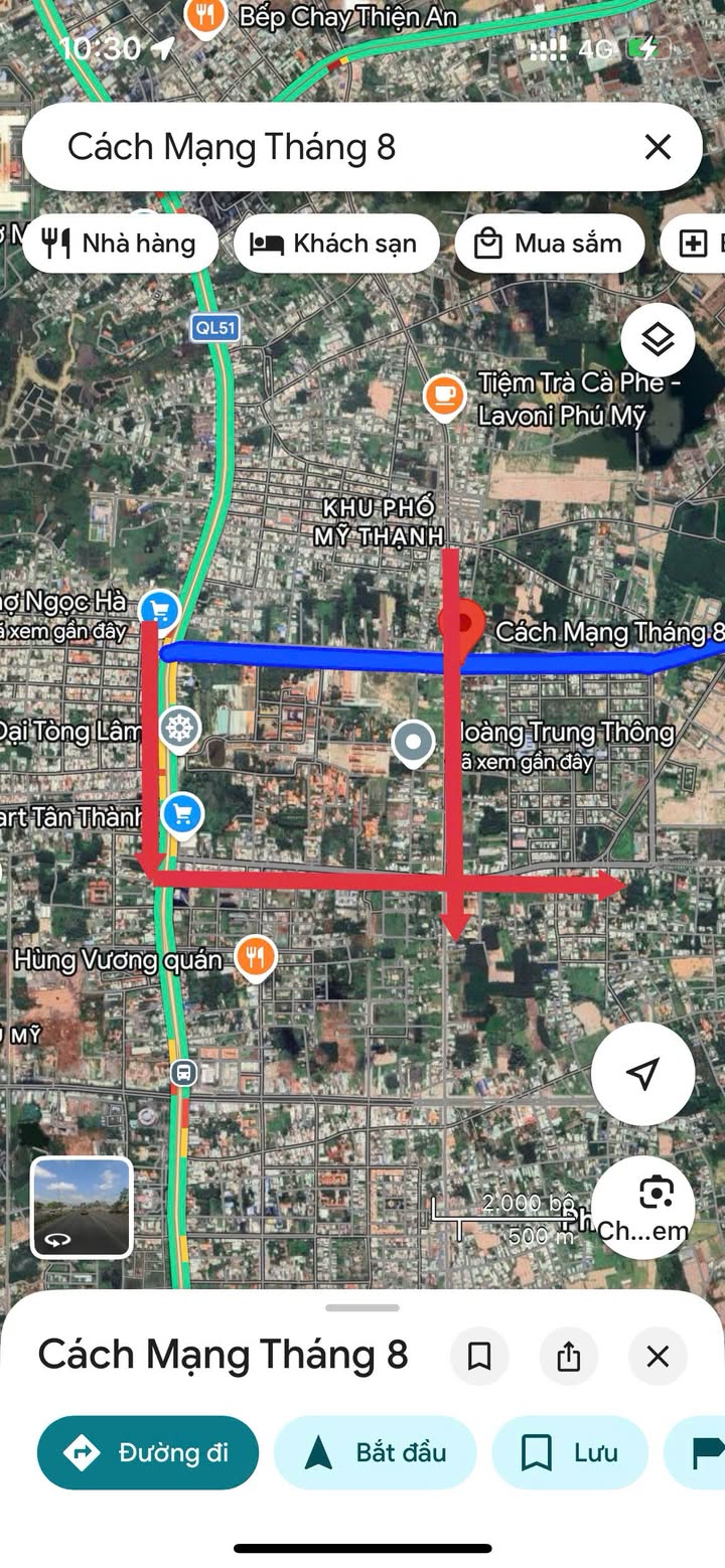 Nhà Góc Đường Cách Mạng Tháng Tám, Phú Mỹ, Bà Rịa - Vũng Tàu - 236m² - 3.3 Tỷ