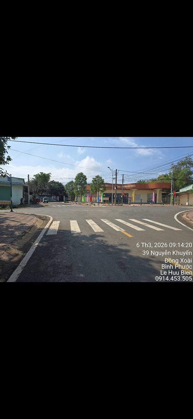 Đất nền Nguyễn Khuyến, Đồng Xoài 120m² - Sổ đỏ chính chủ!