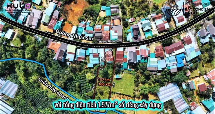 Lô đất Lạc Dương, Đà Lạt 1577m² giá 8.5 tỷ - Nghỉ dưỡng lý tưởng!