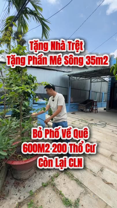 Nhà Vườn 600m² View Sông Bà Vèn, Cần Thơ - Giá Tốt