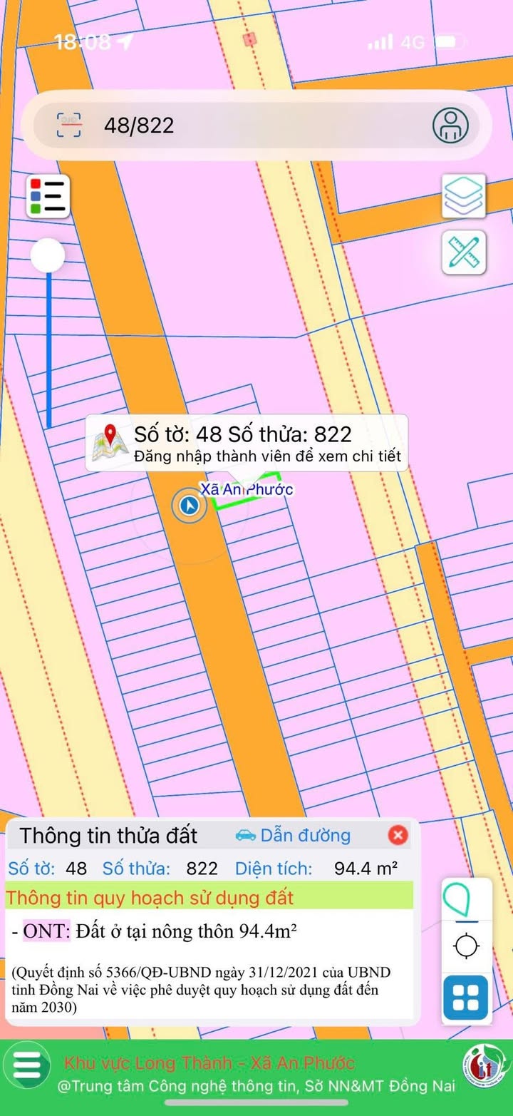 Đất nền An Phước Long Thành 94m² - Mặt tiền kinh doanh, giá 2.1 tỷ