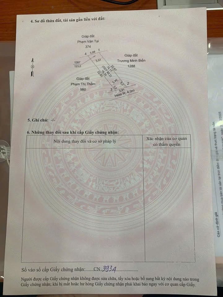 Bán Nền Chính Chủ Hẻm Ô Tô Trương Định, Rạch Giá - 133m² Giá 1.1 Tỷ