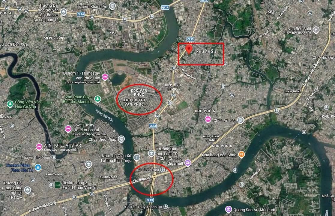 Bán Đất Vàng 4388m² Mặt Tiền QL13 Thủ Đức - Quy Hoạch Giáo Dục