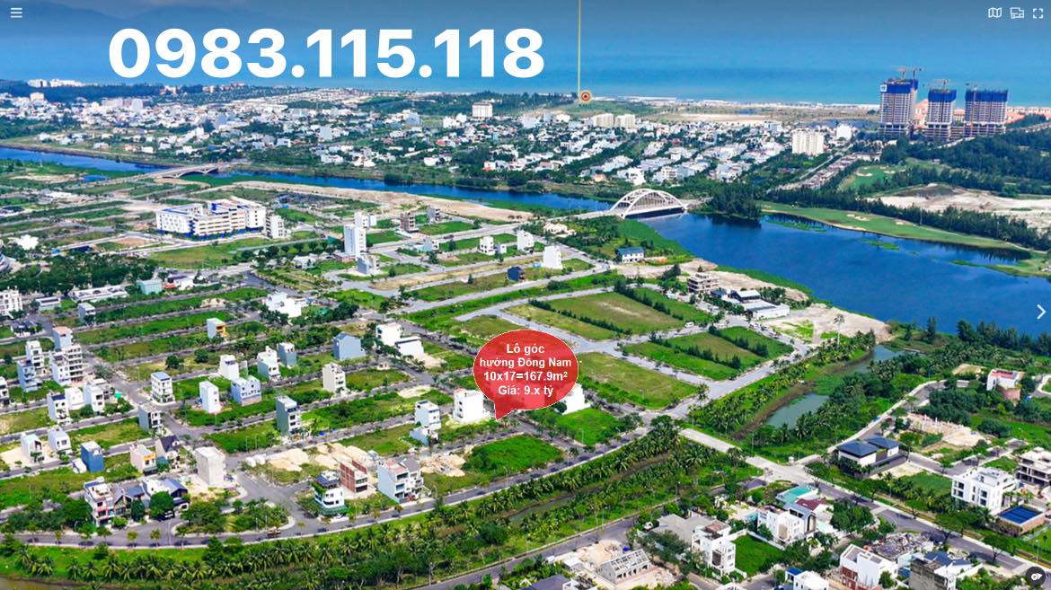 Bán Đất FPT Đà Nẵng - Lô Góc 167.9m² Hướng Đông Nam